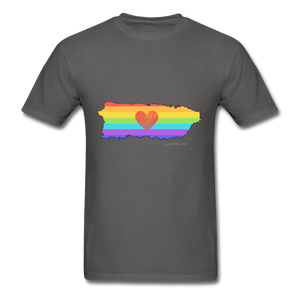 Love is Amor PR Map Classic Fit T-Shirt - charcoal