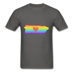 Love is Amor PR Map Classic Fit T-Shirt - charcoal