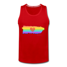 Love is Amor Classic Fit Premium Tank - red
