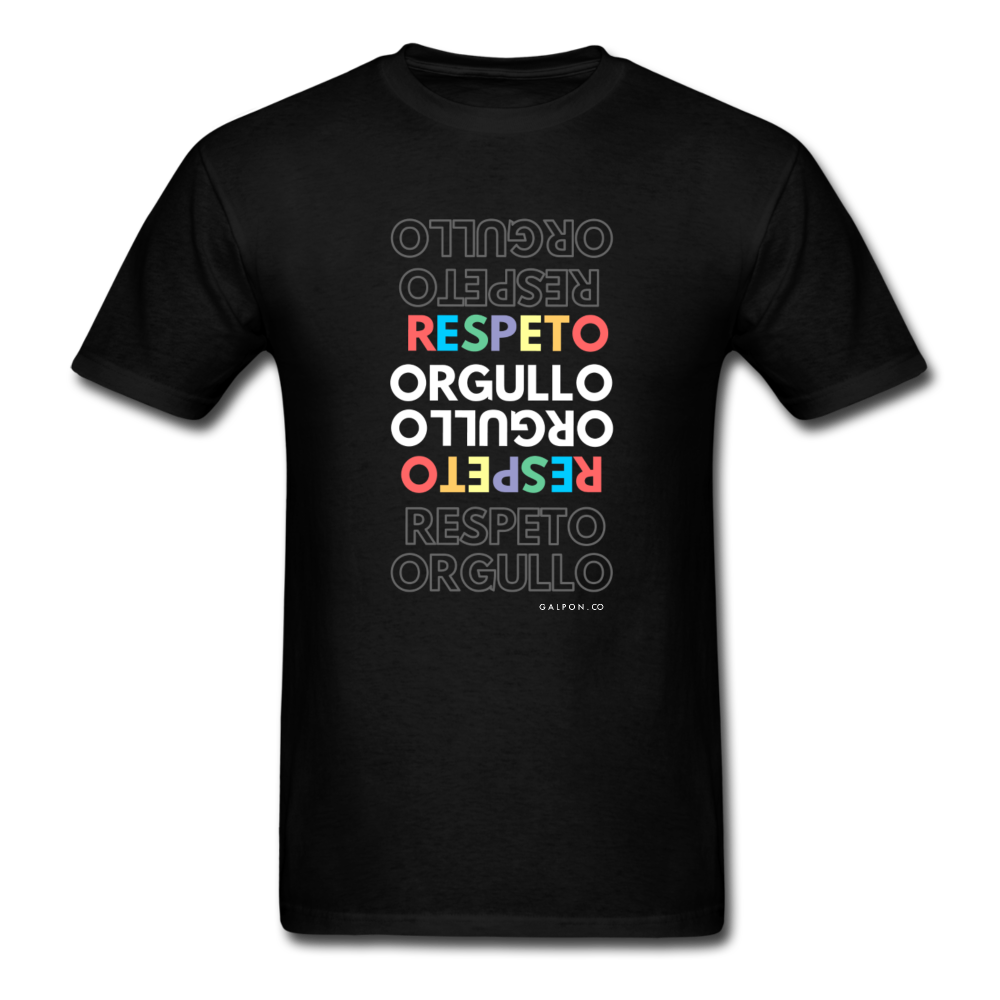 Orgullo  Respeto Classic Fit T-Shirt - Pride  Respect - black