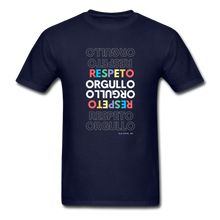 Orgullo  Respeto Classic Fit T-Shirt - Pride  Respect - navy