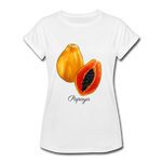 Papaya Women's Relaxed Fit T-Shirt - White - white