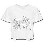 Conga y Baile Pa' Ti' - Women's Cropped Puerto Rico T-Shirt - white