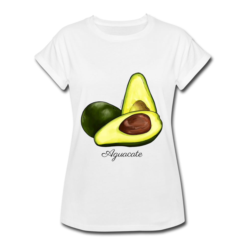 Aguacate Women's Relaxed Fit T-Shirt - White - white
