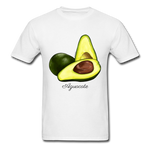 Aguacate Classic Men's T-Shirt - white Exclusive collection from El Galpón. Affordable fashion shirts for men and woman inspired in Puerto Rico’s culture. We ship to all US states & Puerto Rico. Shop Online Now ! 