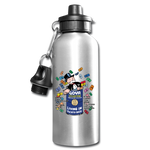 Living in Puerto Rico Water Bottle - silver