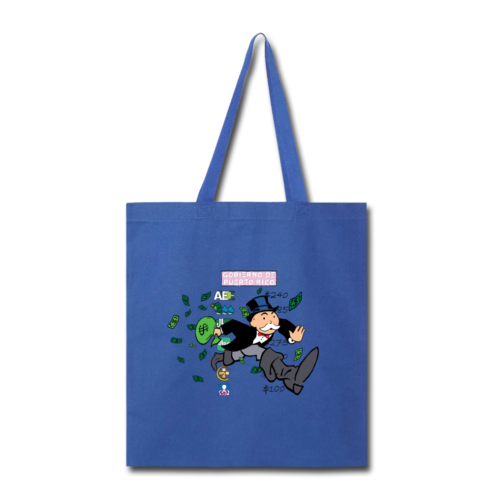 Monopoly Tote Bag - royal blue