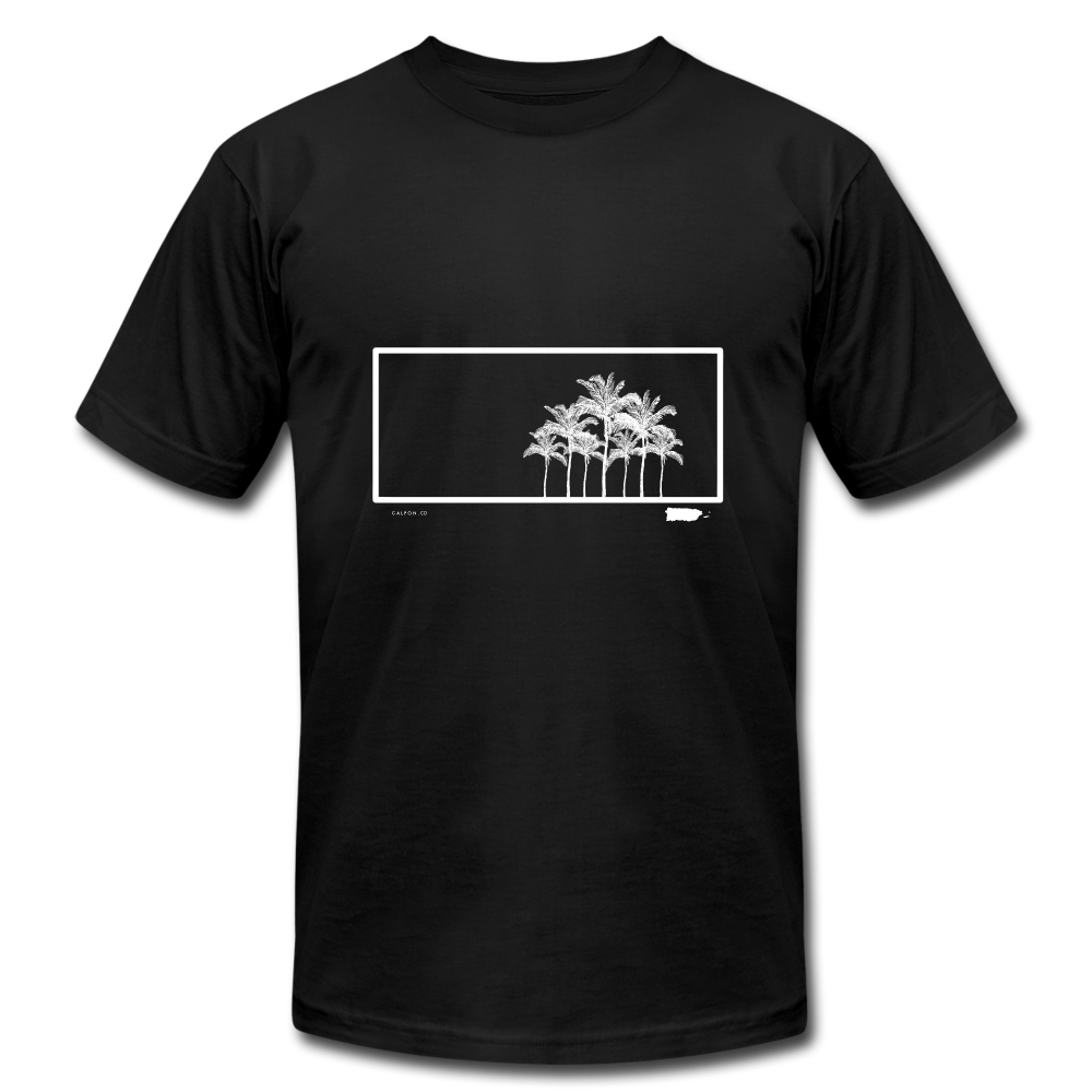 Isla de Cabras Unisex Black Jersey T-Shirt - black