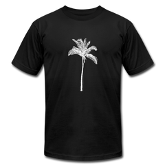PALM Stretched White Unisex Jersey T-Shirt - black