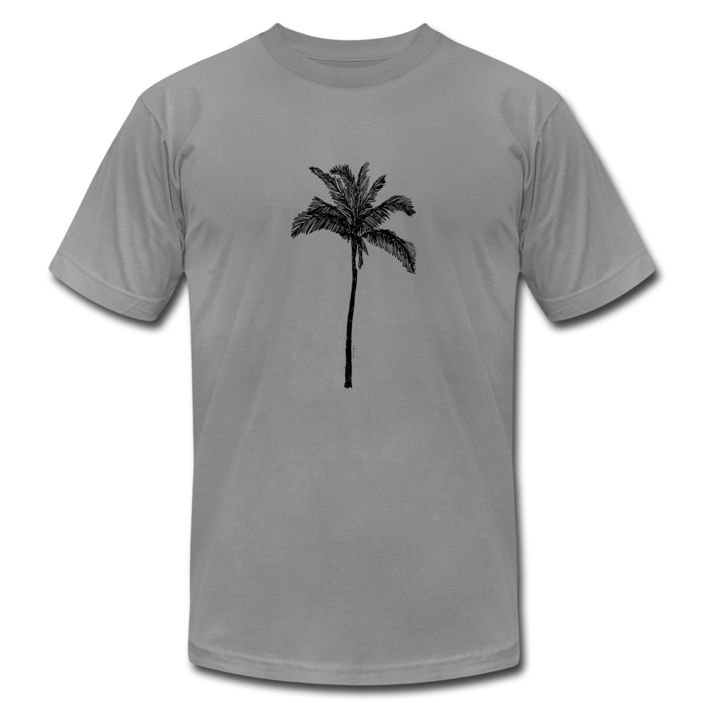 PALM Stretched Unisex Jersey T-Shirt - slate