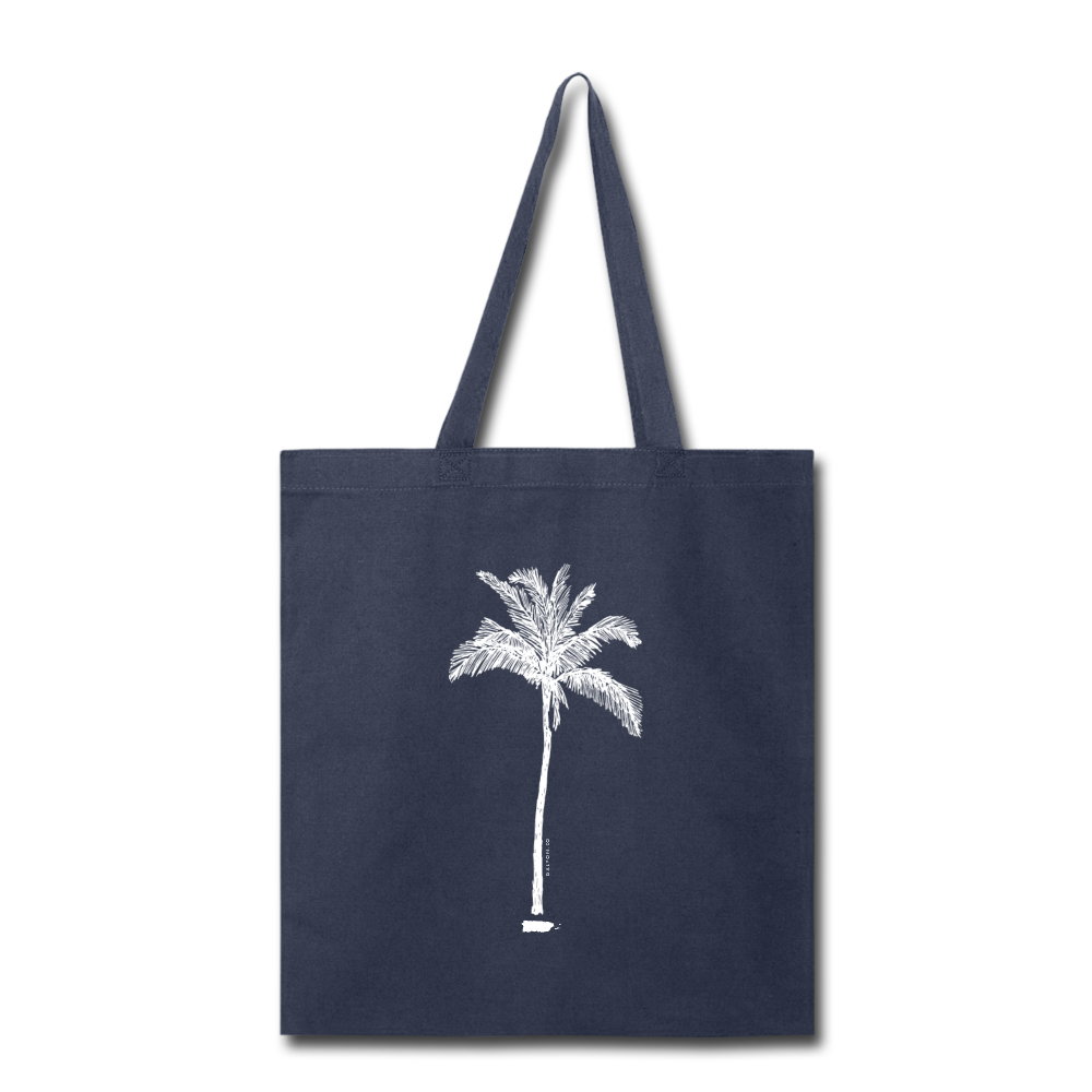 Palms Tote Bag - navy